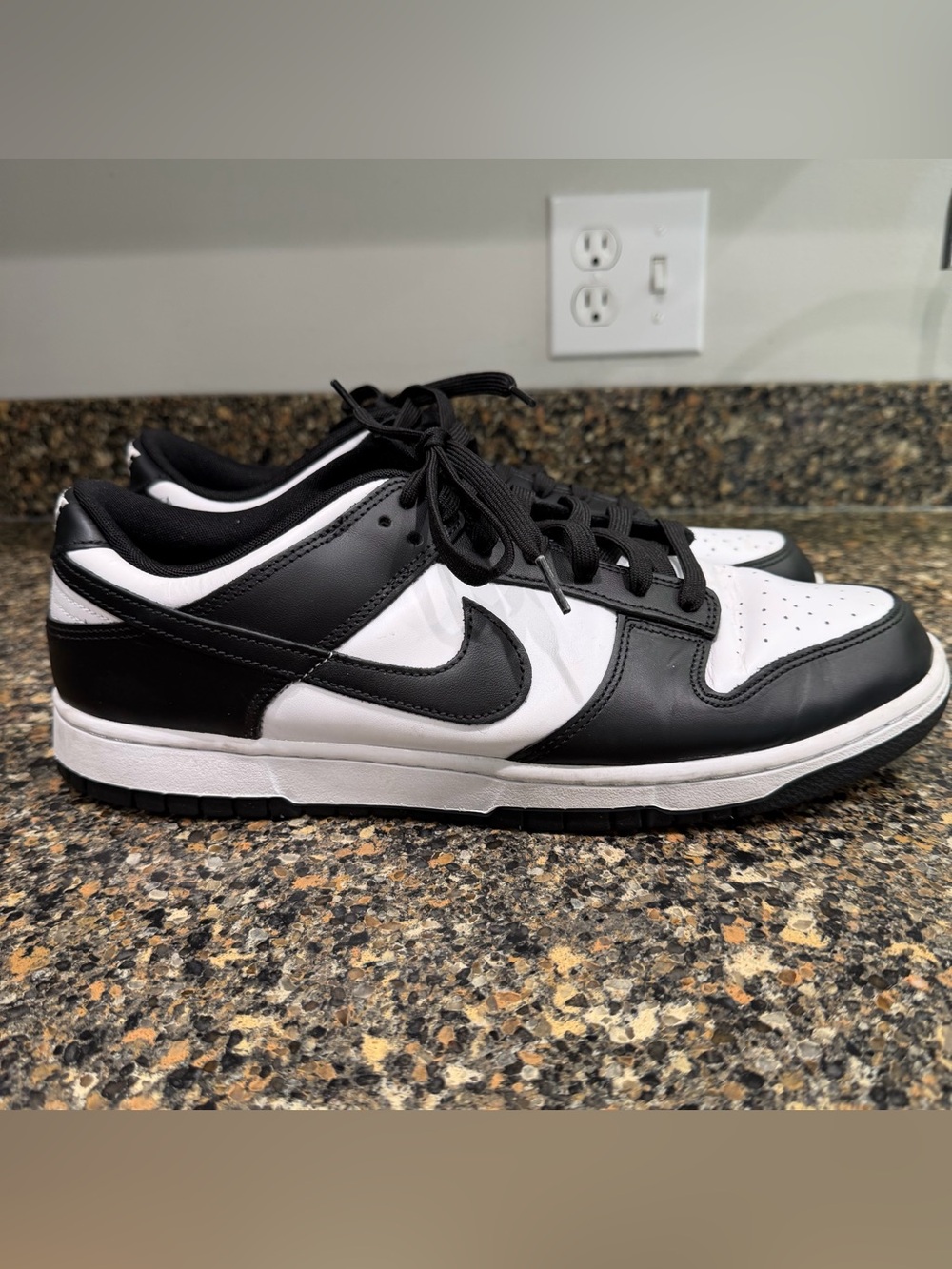 Nike Low-Top dunks  Black & White Sneakers Mens 14